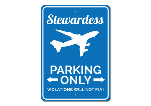 Stewardess Parking Sign