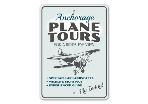 Plane Tours Plane Ride Sign