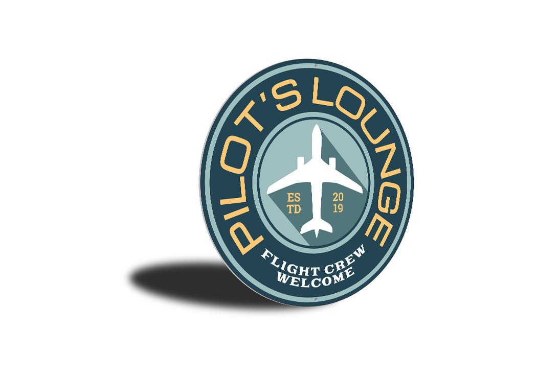 Pilot Lounge Welcome Sign