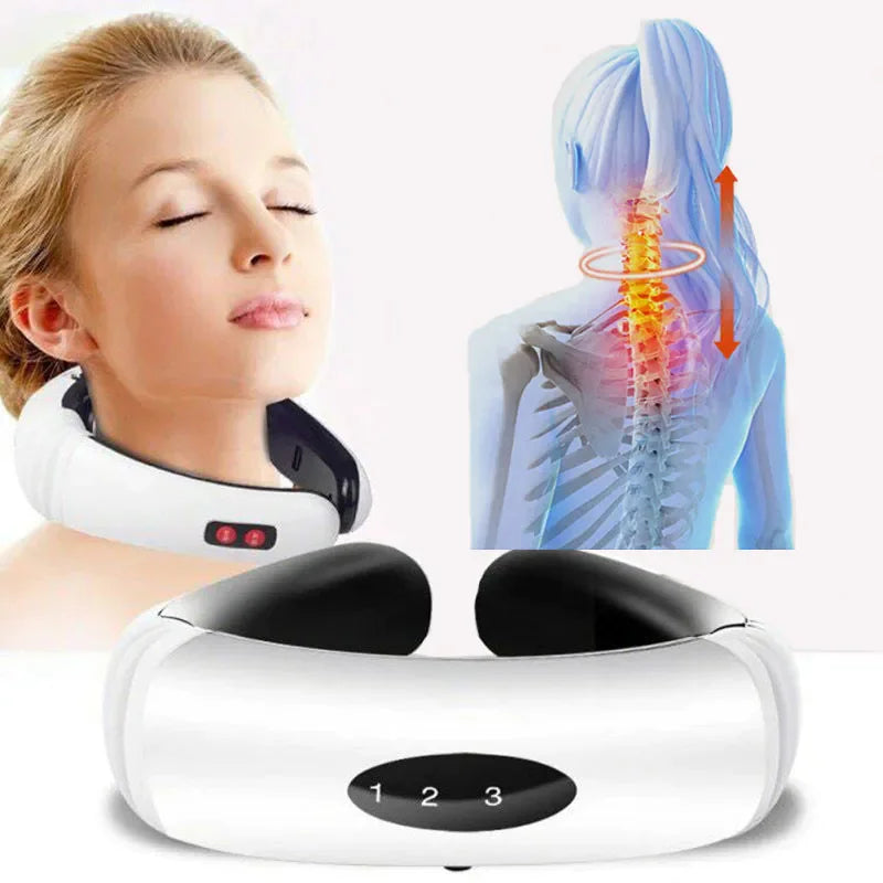NeckEase Electric Pulse Massager with Magnetic Therapy