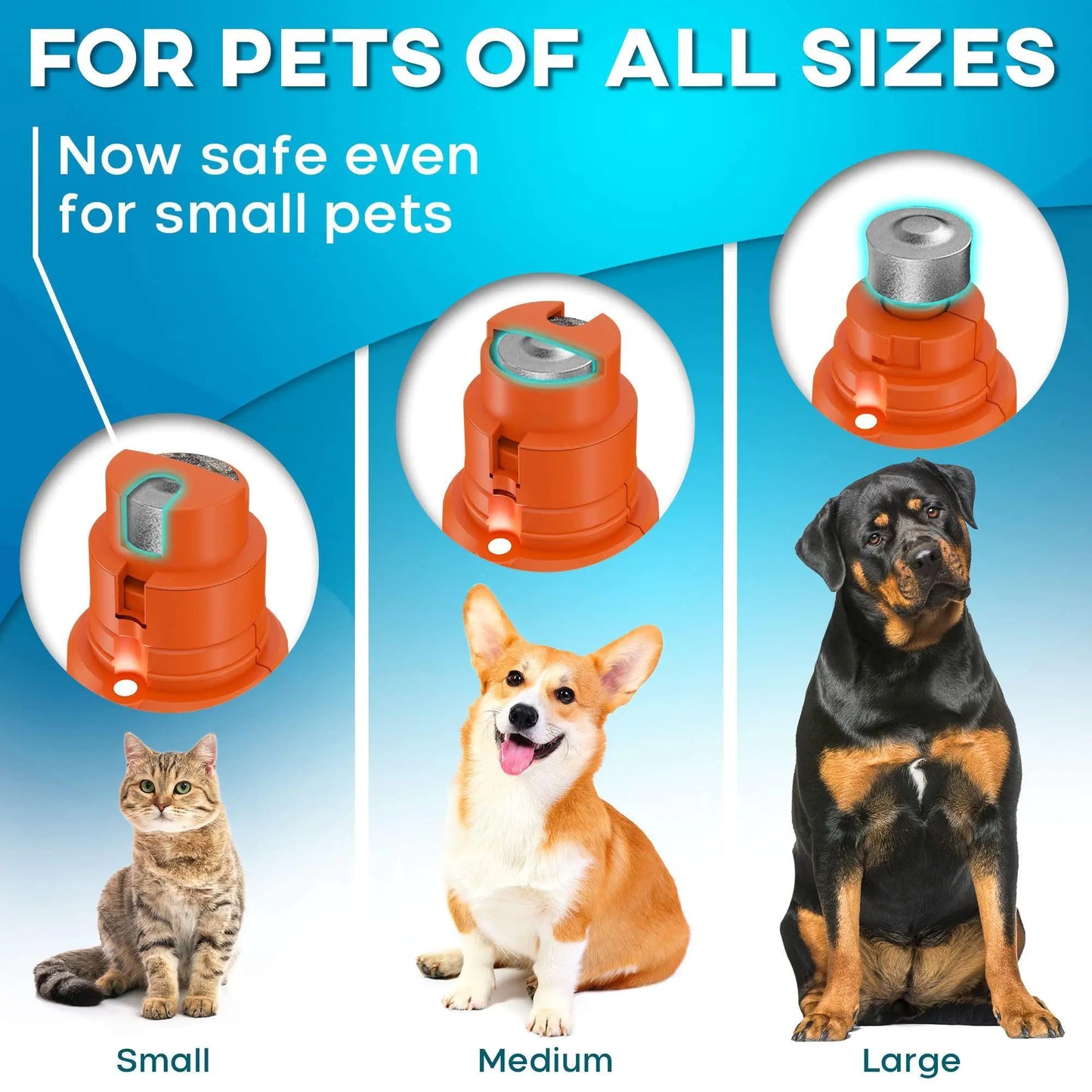LED-Lit Pet Nail Groomer - Rechargeable