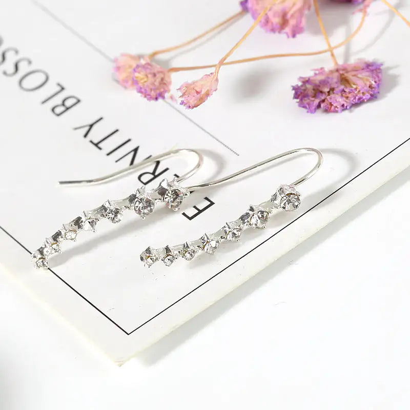 Elegant Rhinestone Bridal Earrings