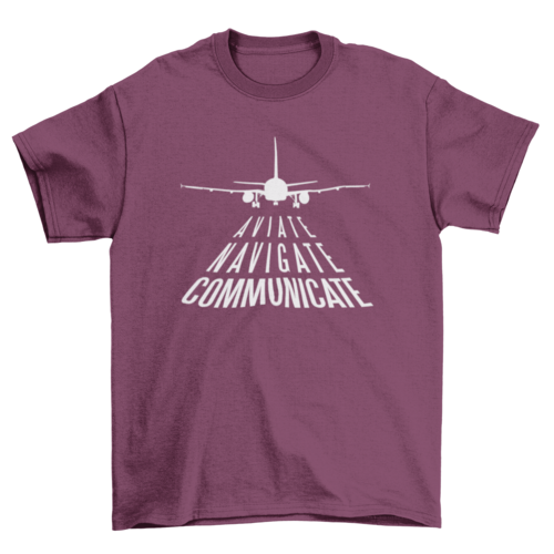 Aviation quote t-shirt
