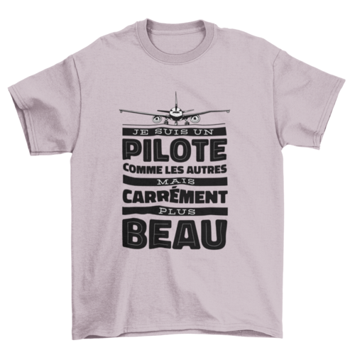 Pilot french quote t-shirt
