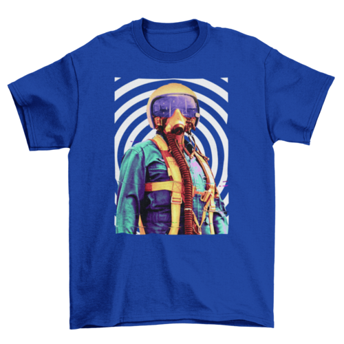 Psychodelic pilot t-shirt