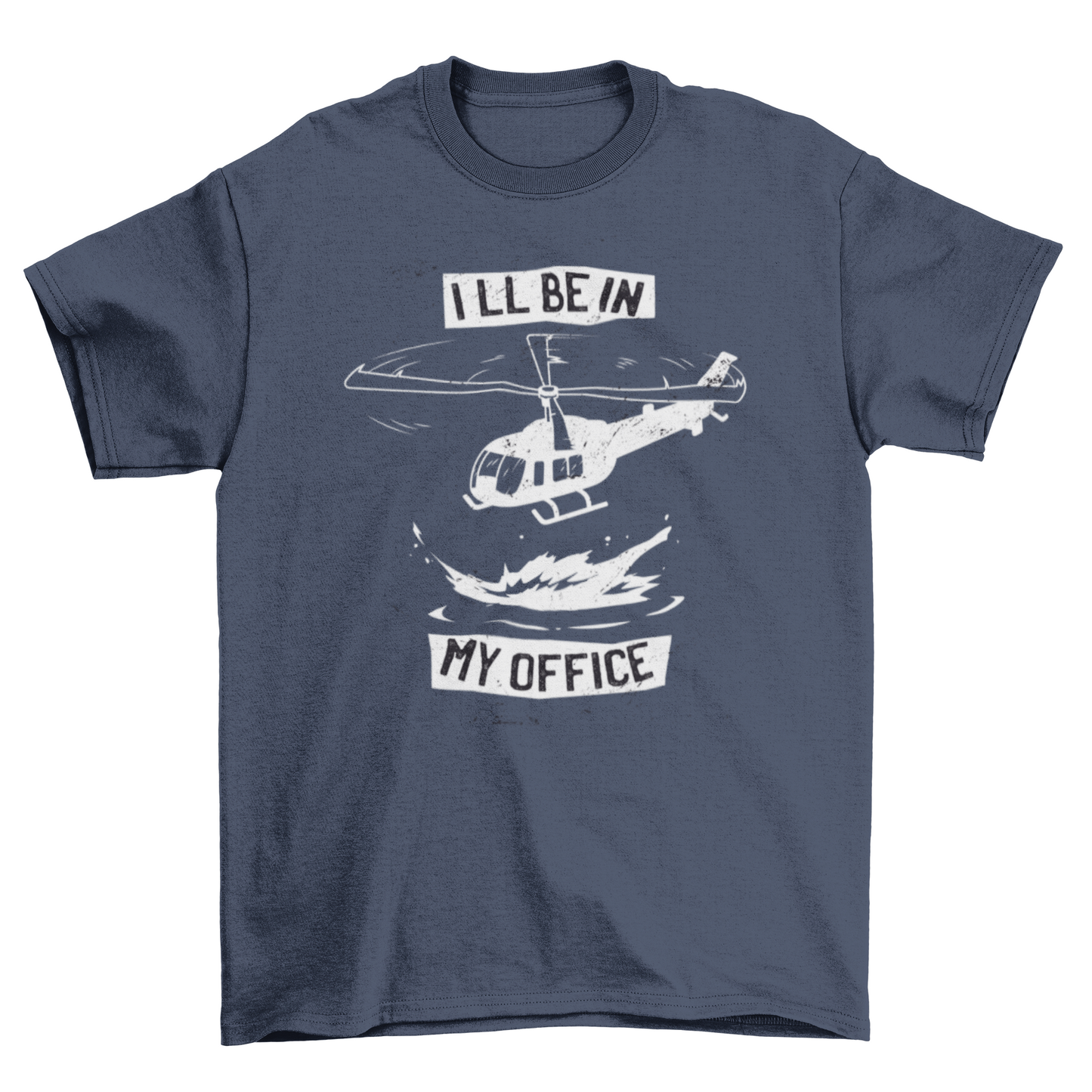 Helicopter office t-shirt