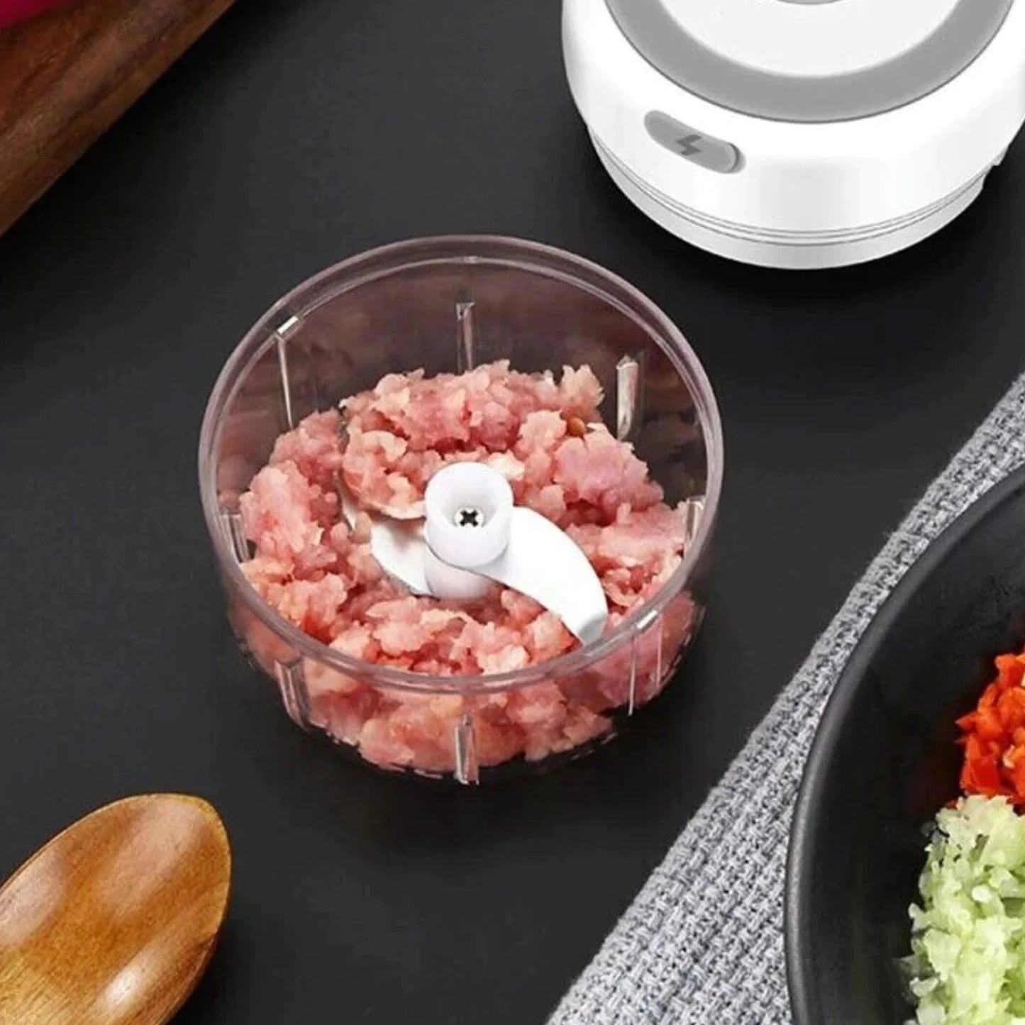 Compact Electric Garlic Chopper 300ML