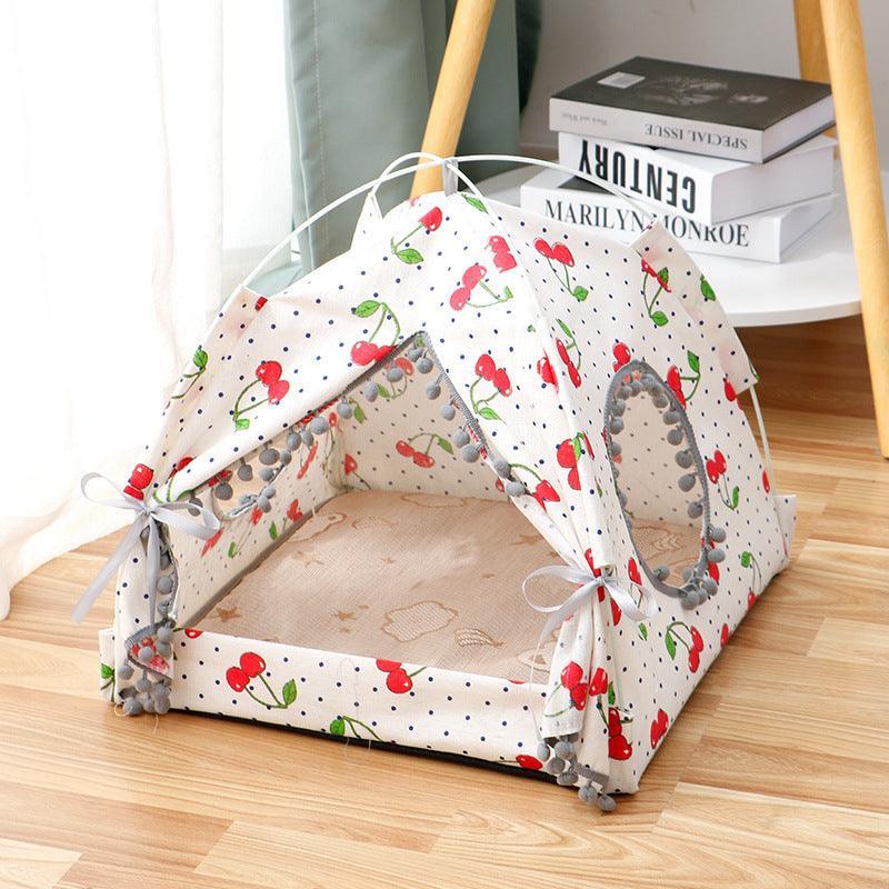 Cozy Haven Cat Tent: The Perfect Enclosed Pet Bed For Your Feline