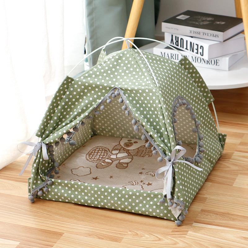 Cozy Haven Cat Tent: The Perfect Enclosed Pet Bed For Your Feline