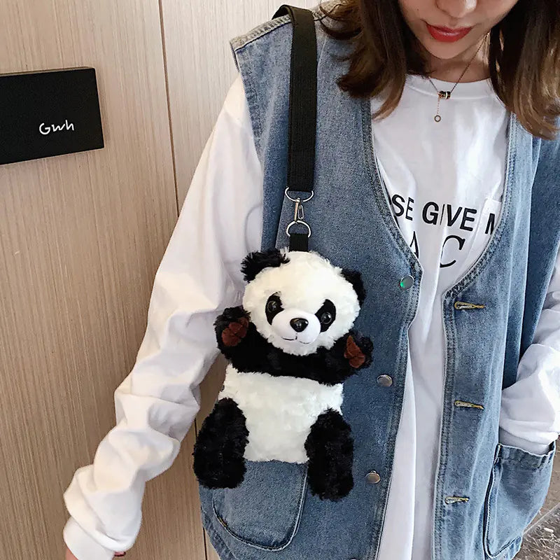 Panda Pals Plush Crossbody