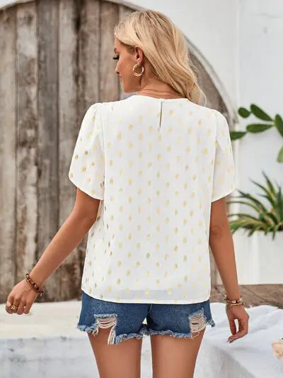 Amy Blossom Sleeve Blouse