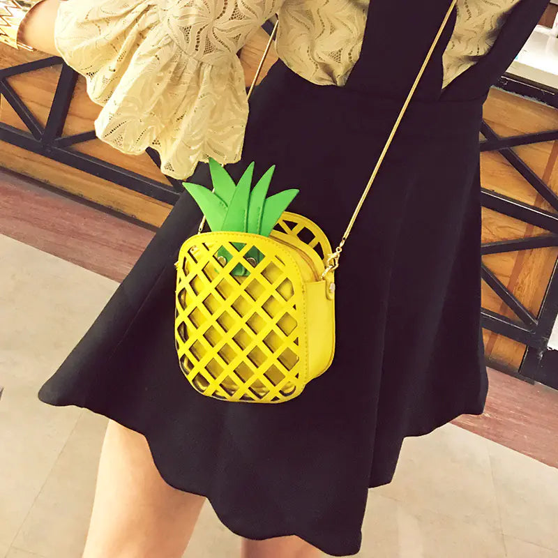 Pineapple Bag - Crossbody Shoulder Bag