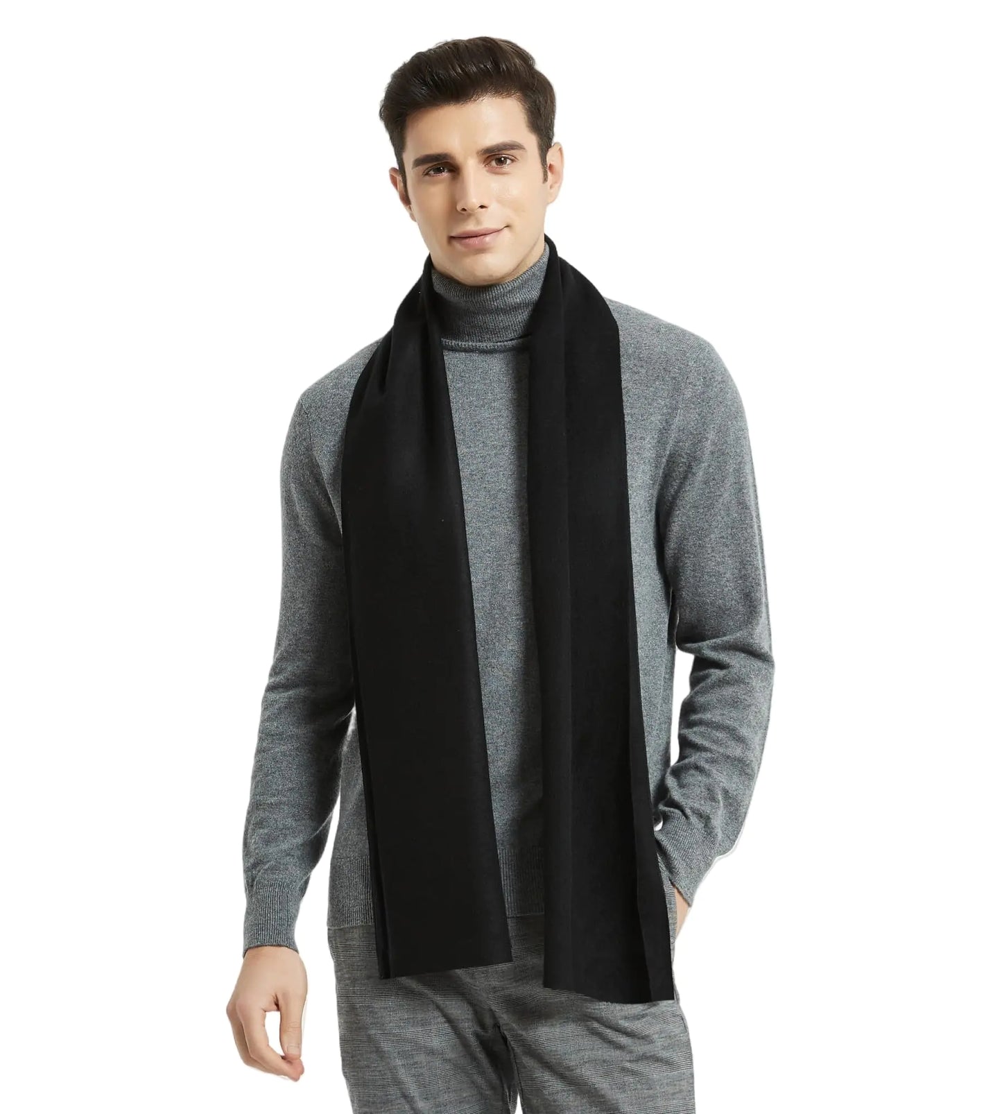 Mila Glen Cashmere Blend Men's Scarf