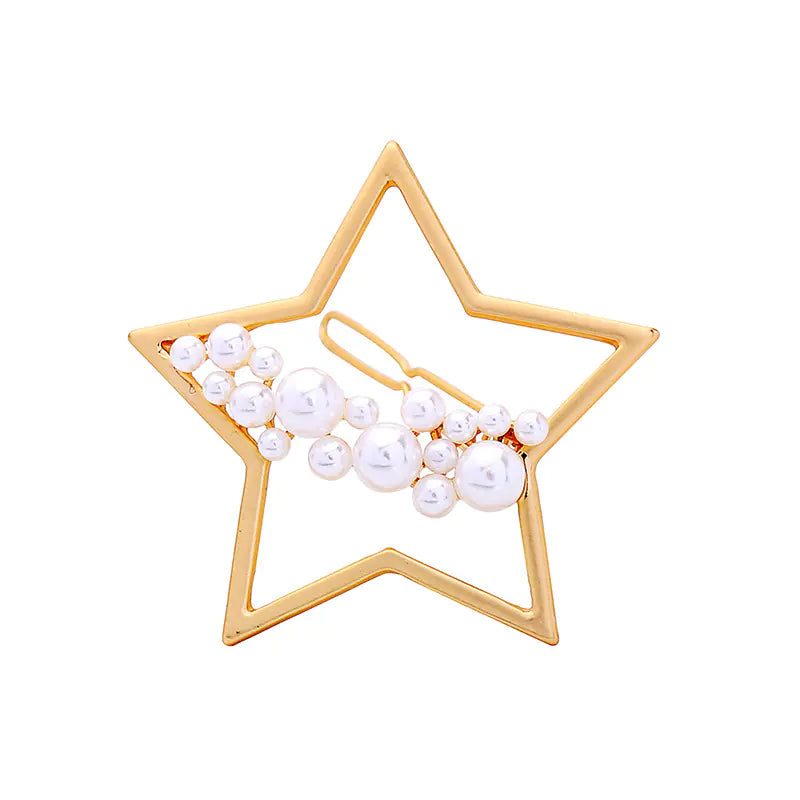 Pearl Hair Clip - Fashionable Versatile Hair Accessory