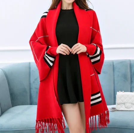 Elegant Sleeve Shawl Wrap