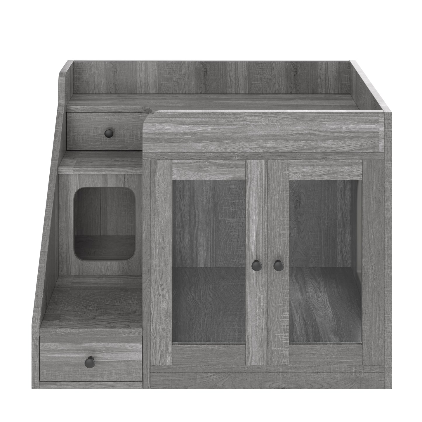 Cat Litter Box Enclosure with  Light , Hidden Litter Box Furniture
