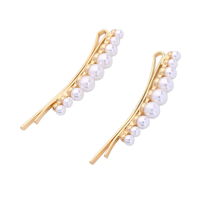 Pearl Hair Clip - Fashionable Versatile Hair Accessory