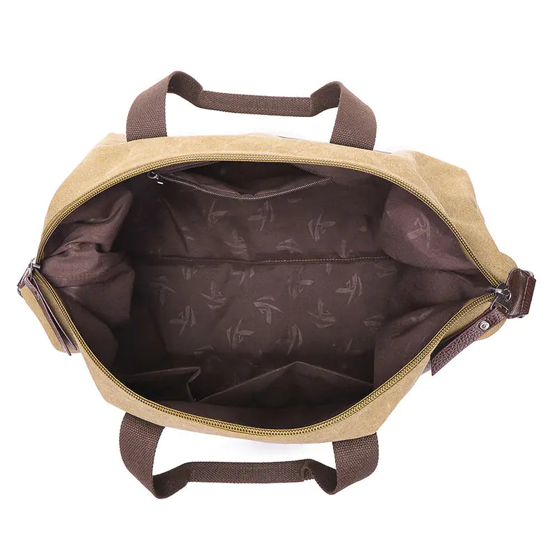 Canvas Crossbody Bag, Travel Bag, Sports Bag