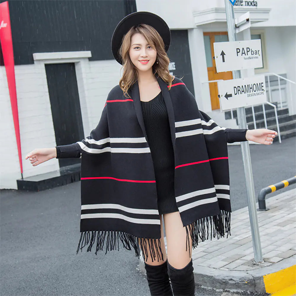 Elegant Sleeve Shawl Wrap