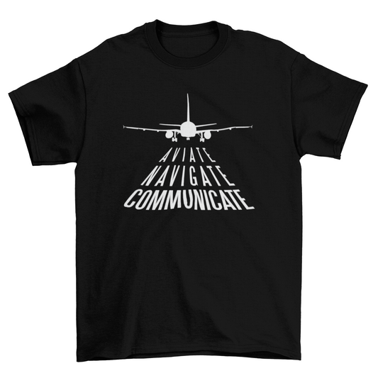 Aviation quote t-shirt