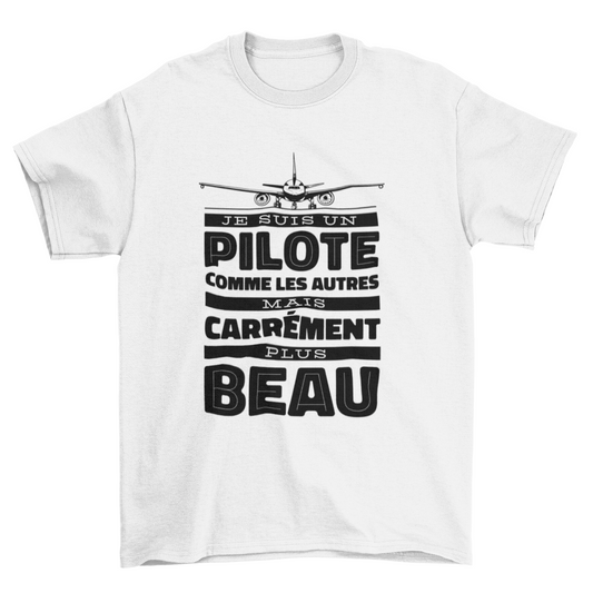 Pilot french quote t-shirt