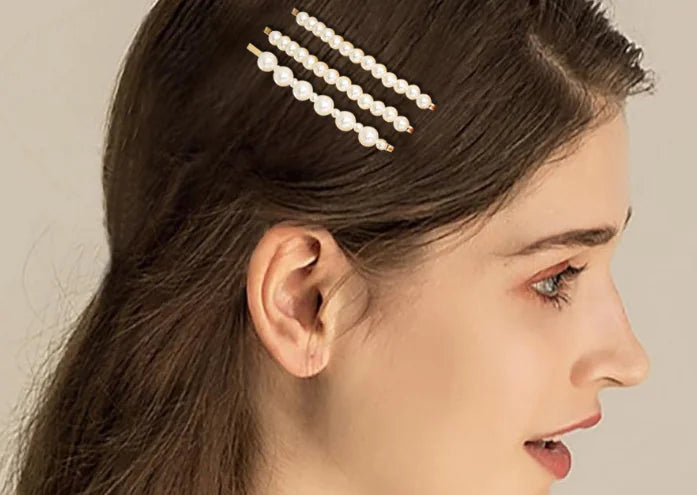 Pearl Hair Clip - Fashionable Versatile Hair Accessory