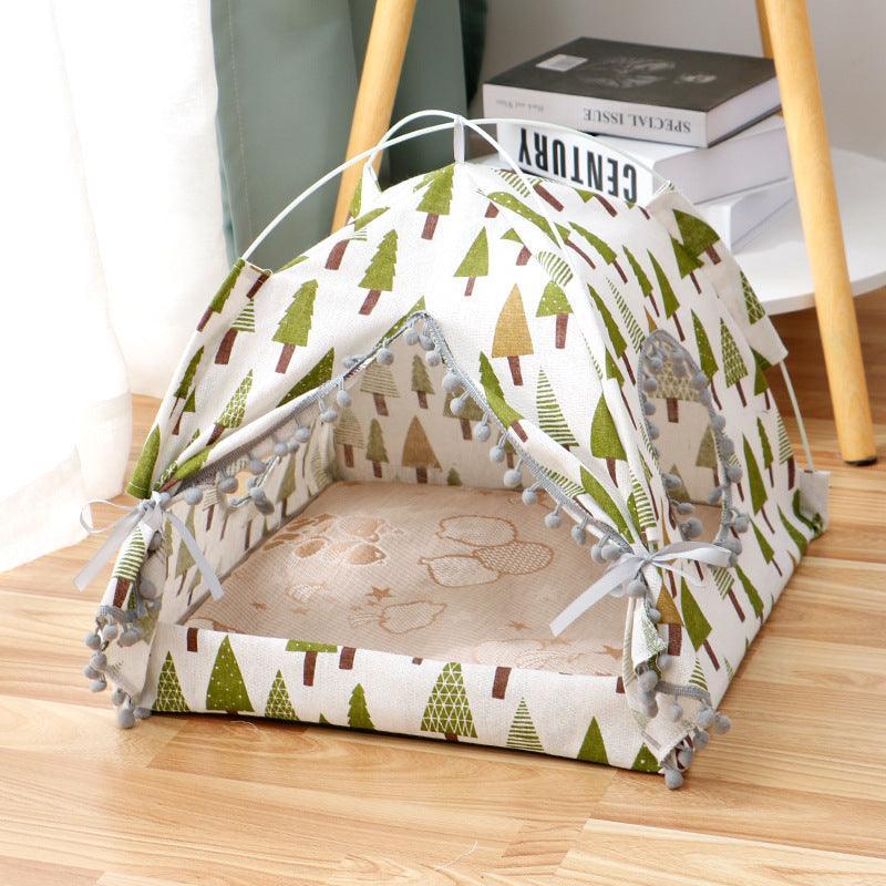 Cozy Haven Cat Tent: The Perfect Enclosed Pet Bed For Your Feline
