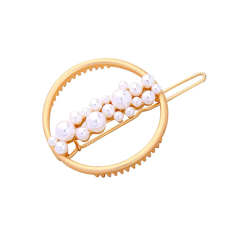 Pearl Hair Clip - Fashionable Versatile Hair Accessory