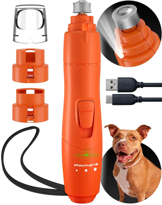 LED-Lit Pet Nail Groomer - Rechargeable