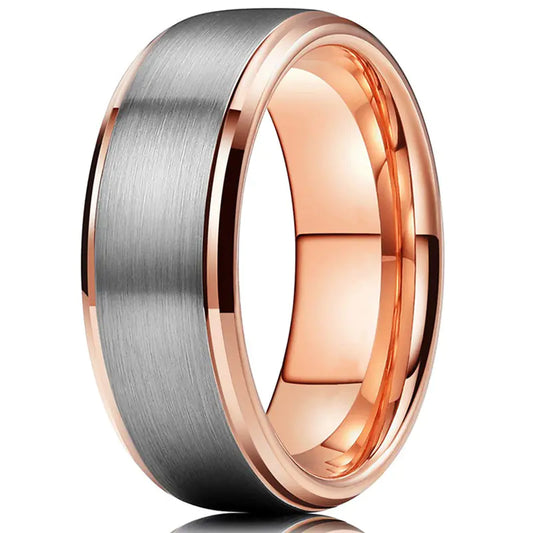 Elegant Rose Gold Stainless Ring