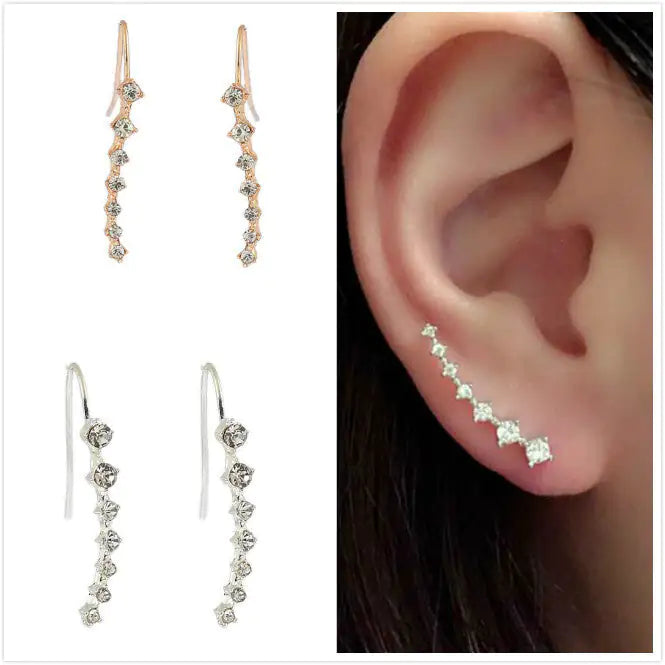 Elegant Rhinestone Bridal Earrings